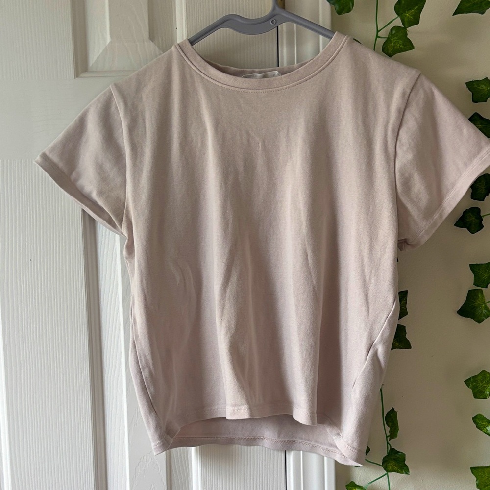 Cotton On Light Pink Short Sleeve Tee